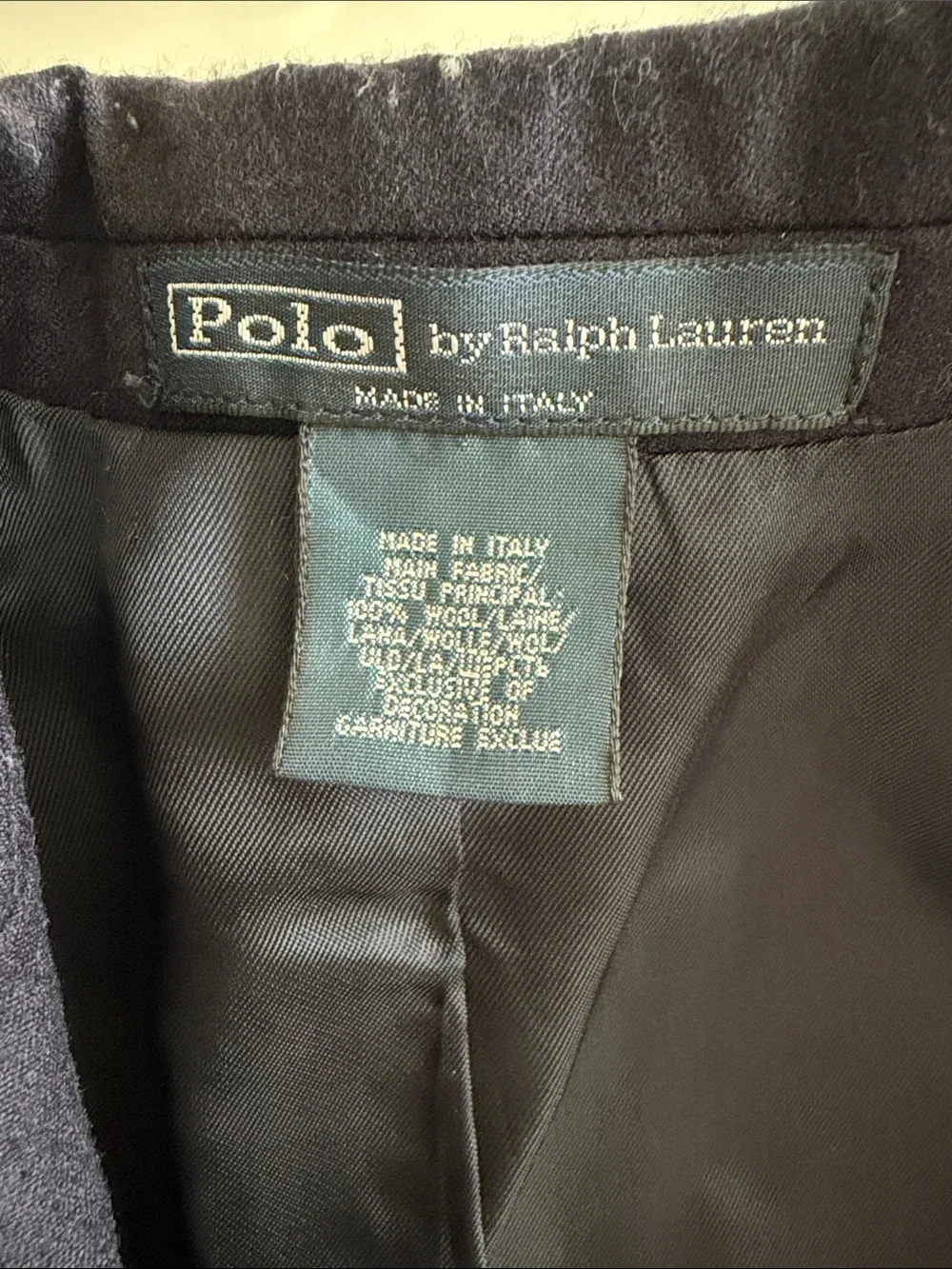 Polo by Ralph Lauren Navy Blue Blazer with Gold Buttons